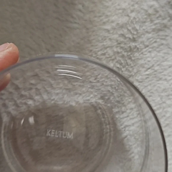 Keltum Table Talks Water Crystalline Glass 2-Piece Set Lead Free Dishwasher Safe - Picture 10 of 15